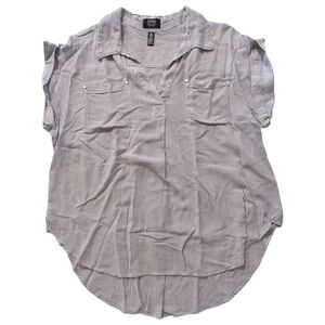 Women's Striped Short Sleeve Top